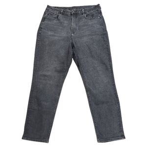 American Eagle| Curvy Mom Jeans | Size 12| Washed Black